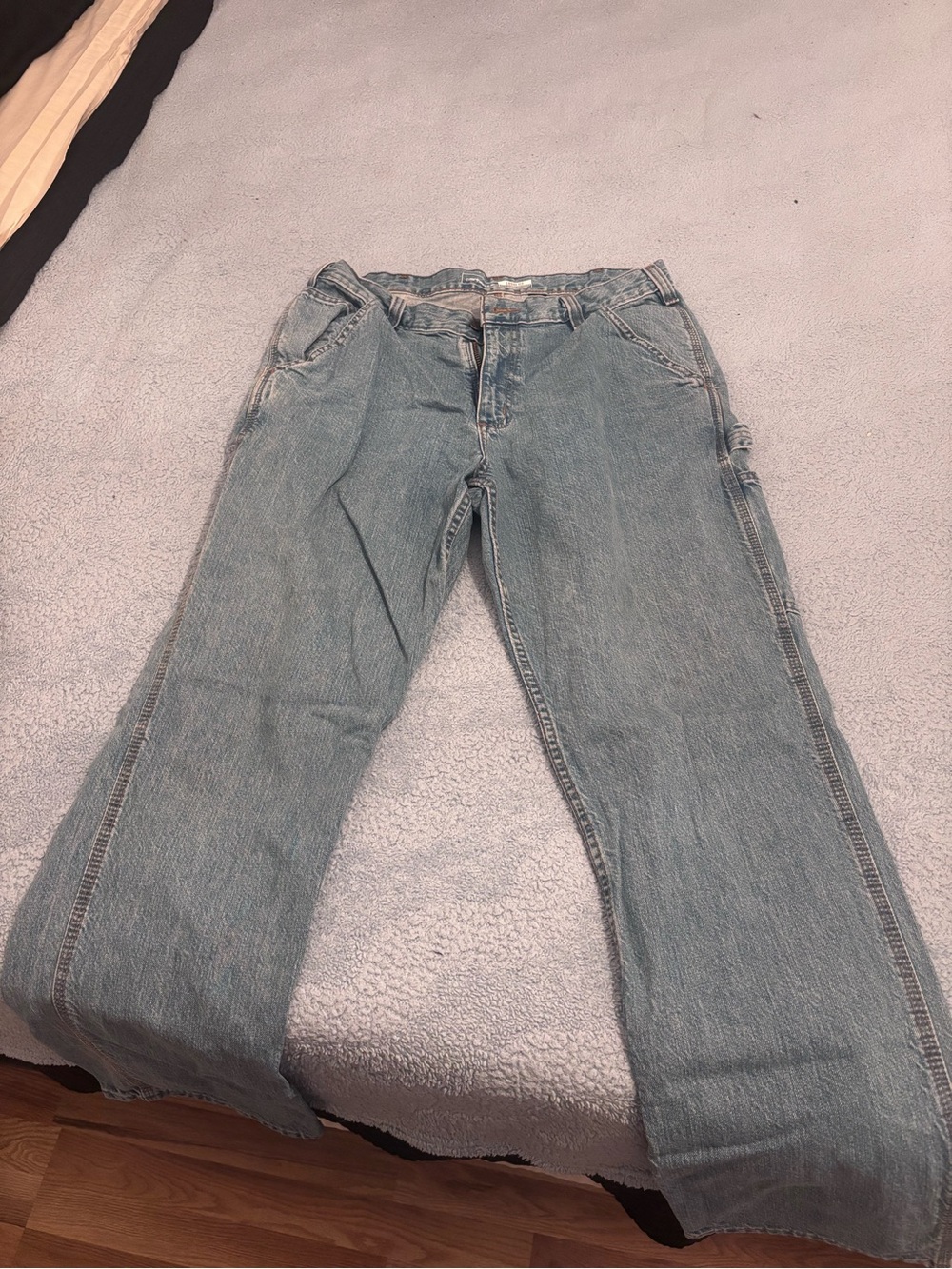 Carhartt Light Blue Straight Leg Men’s Jeans